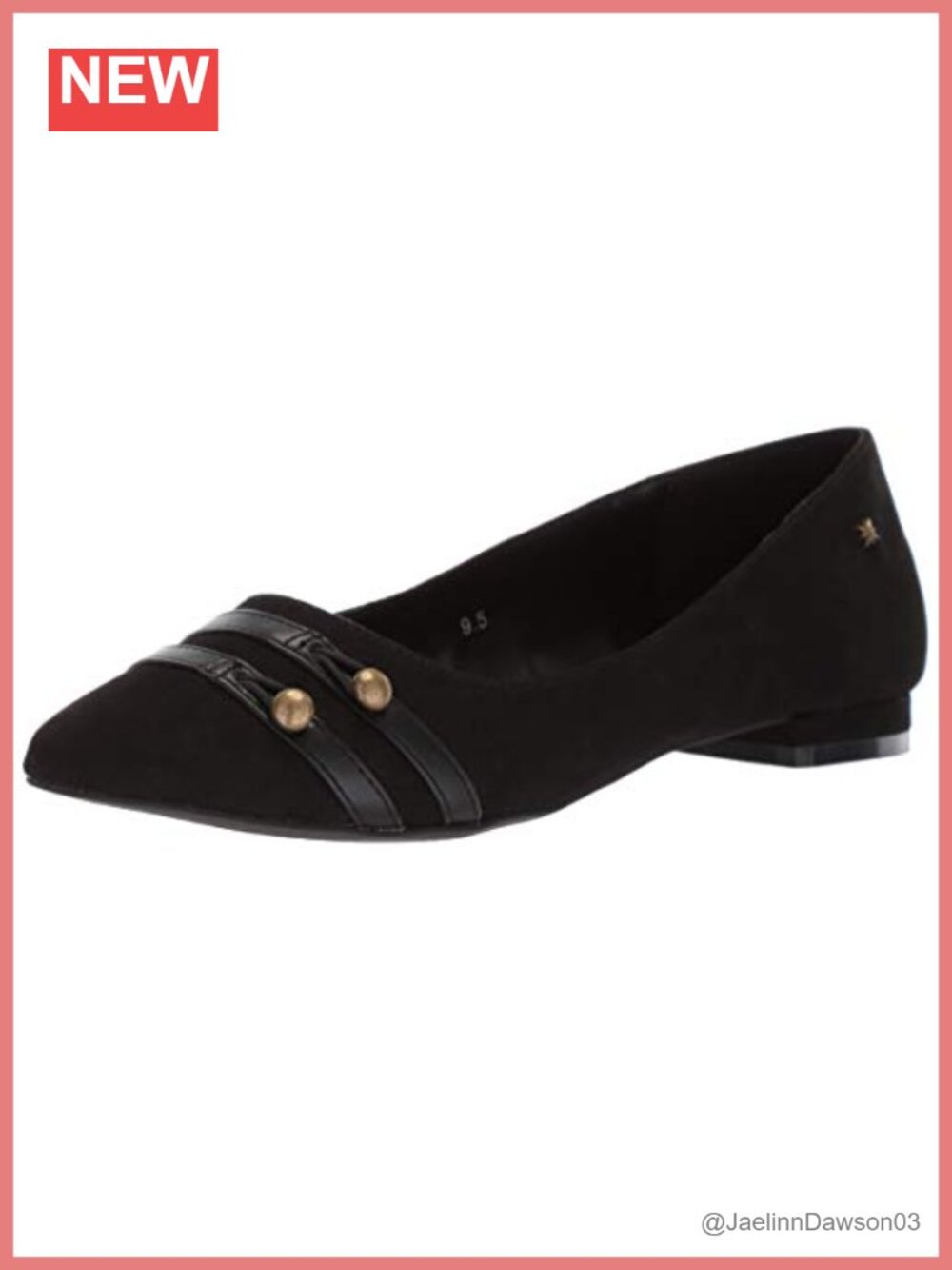Women's Ballet Flats Suede Slingback Rhinestones